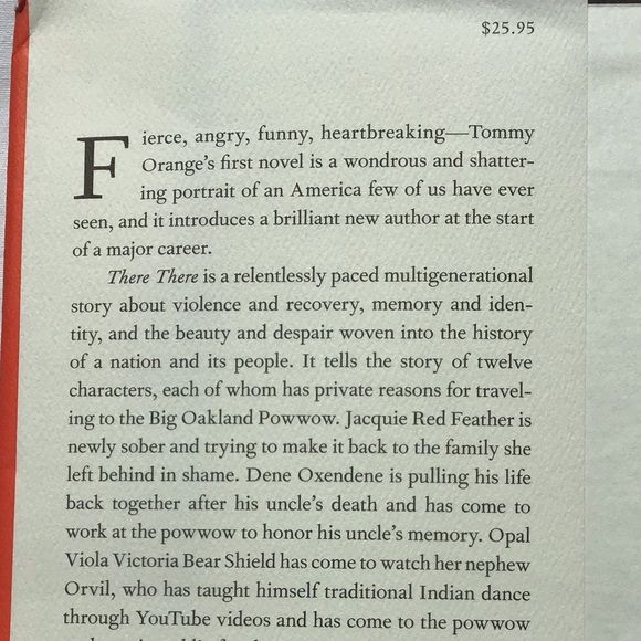There There First Novel by Cheyenne Tommy Orange Hardcover Book - Picture 4 of 9